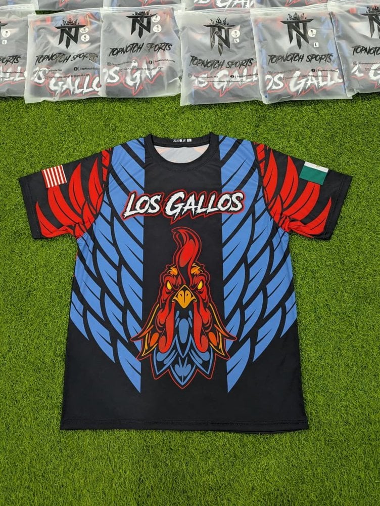 Los Gallos — real custom uniforms by Top Notch Sports