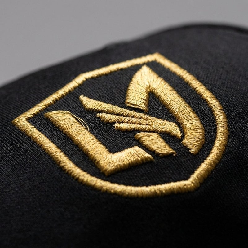 Embroidered Logos macro detail