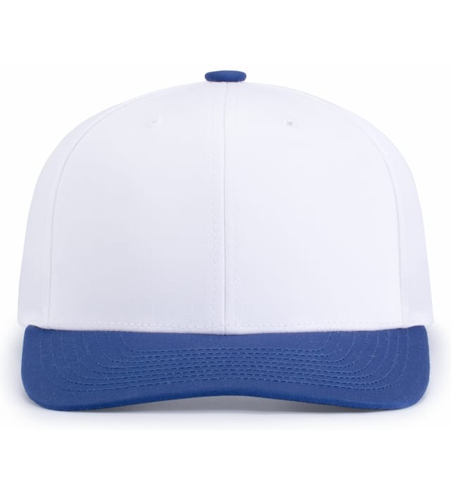 Pacific Headwear team snapback cap in White / Navy