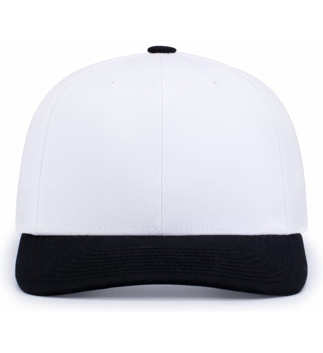 Pacific Headwear team snapback cap in White / Orange