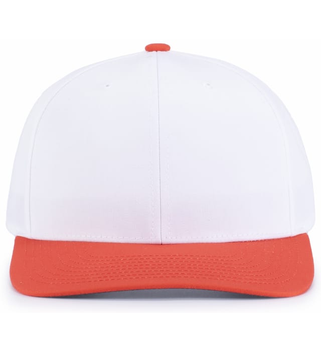 Pacific Headwear team snapback cap in White / Purple