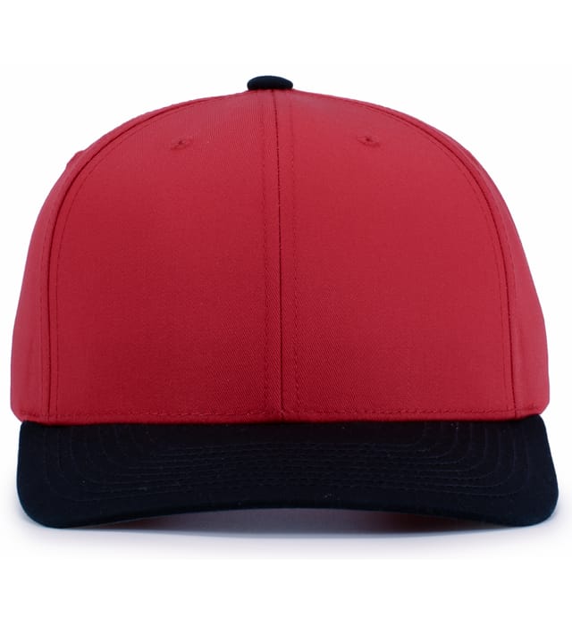 Pacific Headwear team snapback cap in Red / Black