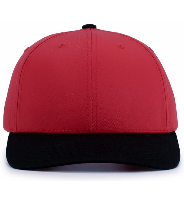 Pacific Headwear team snapback cap in Red / Navy