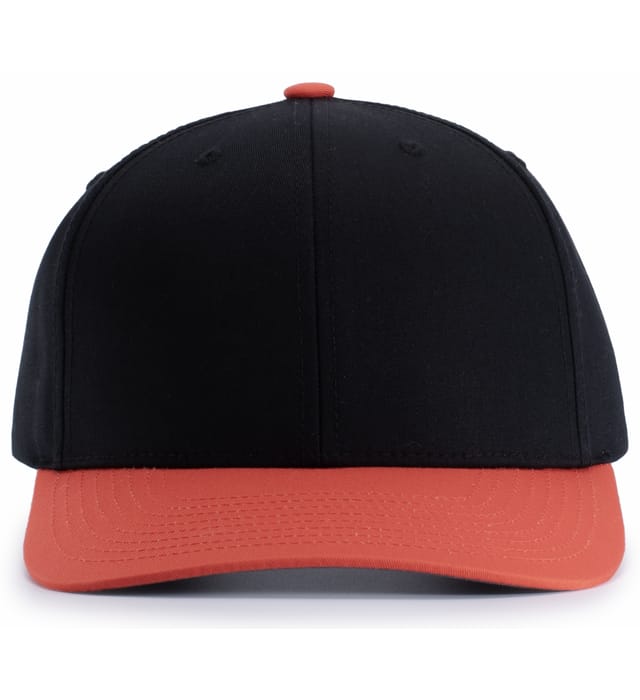 Pacific Headwear team snapback cap in Black / Orange
